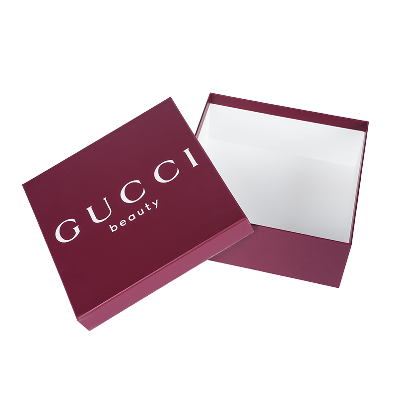 Caixa de papel impressa em offset estilo gaveta para embalagens de cuidados com a pele