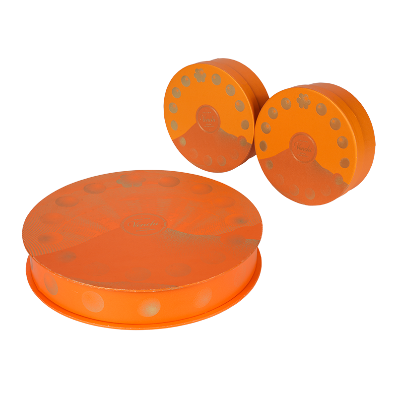 Caixa de doces redonda rígida à prova de umidade