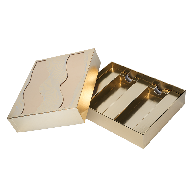 Caixa de presente rígida de óleo comestível de porta dupla