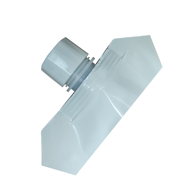 Bolsa Solo Swirl Top – bolsa stand-up branca translúcida