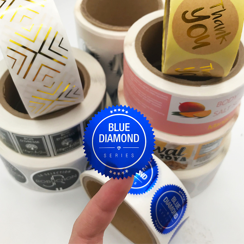 Etiqueta adesiva de papel revestido