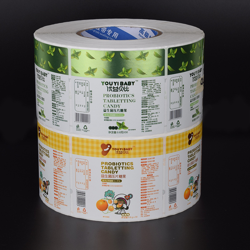 Etiqueta adesiva de papel revestido