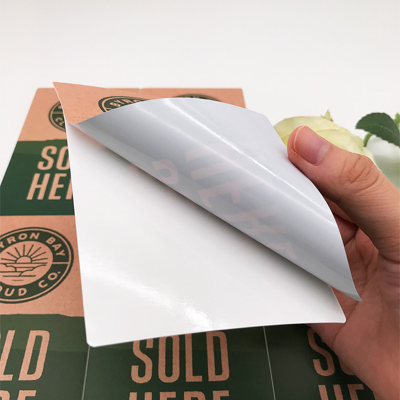 Adesivo kraft de qualidade alimentar – rótulo de padaria e varejo